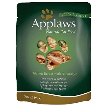 Applaws kapsička Cat kuracie prsia a špargľa 70 g