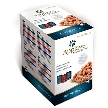 Applaws kapsička Cat multipack rybací výber 12× 70 g