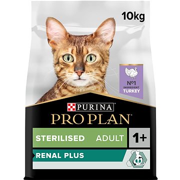 Pro Plan cat sterilised renal plus s morkou 10 kg