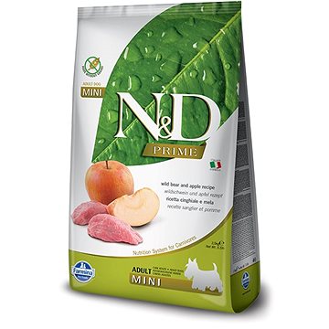 N&D grain free dog adult mini boar & apple 2,5 kg