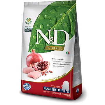 N&D grain free dog puppy maxi chicken & pomegranate 12 kg