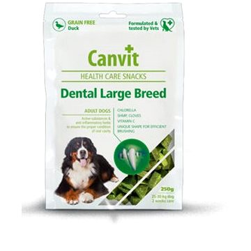 Canvit Snacks Dental Large Breed – Duck 250 g