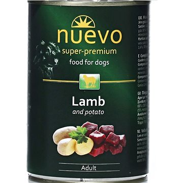 Nuevo pes adult jahňacie – classic konzerva 400 g