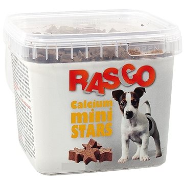 RASCO Pochúťka Rasco mini hviezdičky kalciové 0,7 cm 600 g