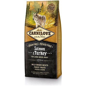 Carnilove salmon & turkey for large breed adult 12 kg