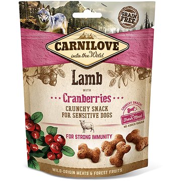 Carnilove dog crunchy snack lamb with cranberries with fresh meat 200 g