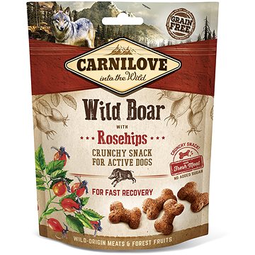 Carnilove dog crunchy snack wild boar with rosehips with fresh meat 200 g