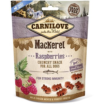 Carnilove dog crunchy snack mackerel with raspberries with fresh meat 200 g