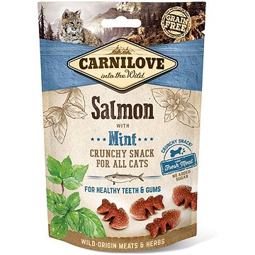 Carnilove cat crunchy snack salmon with mint with fresh meat 50 g