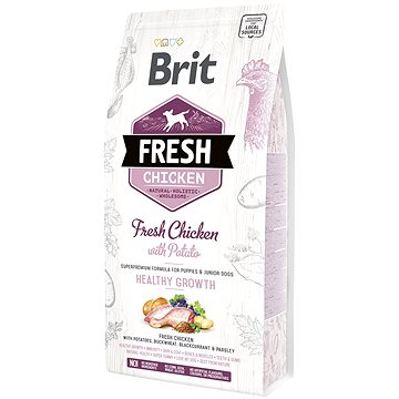 Brit Fresh chicken with potato puppy healthy growth 2,5 kg