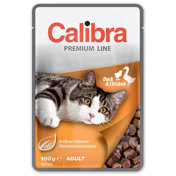Calibra Cat kapsička Premium Adult Duck & Chicken 100 g