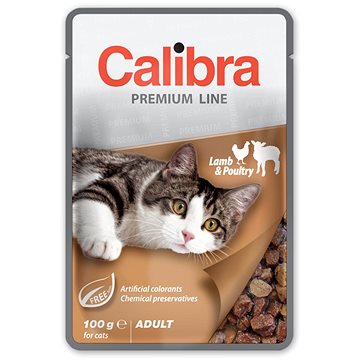 Calibra Cat kapsička Premium Adult Lamb & Poultry 100 g