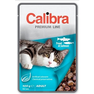 Calibra Cat kapsička Premium Adult Trout & Salmon 100 g
