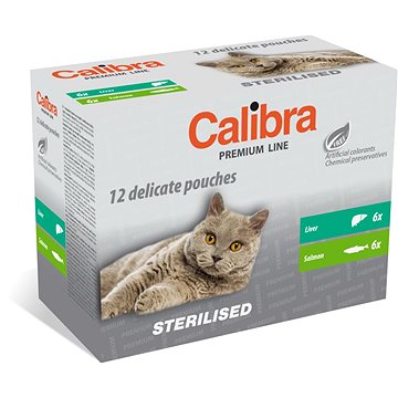 Calibra Cat kapsička Premium Steril. multipack 12× 100 g