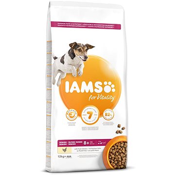 IAMS Dog Senior Small & Medium Chicken 12 kg
