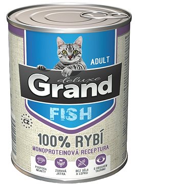 Grand deluxe 100 % RYBIA pre mačku 400 g