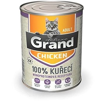 Grand deluxe 100 % kuracie pre mačku 400 g