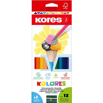 E-shop KORES KOLORES Stifte - 12 Farben