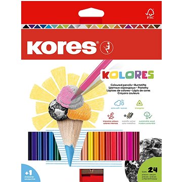 E-shop KORES KOLORES Buntstifte - 24 Farben