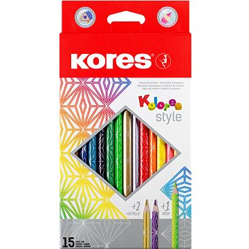 E-shop KORES KOLORES STYLE Buntstifte - 15 Farben