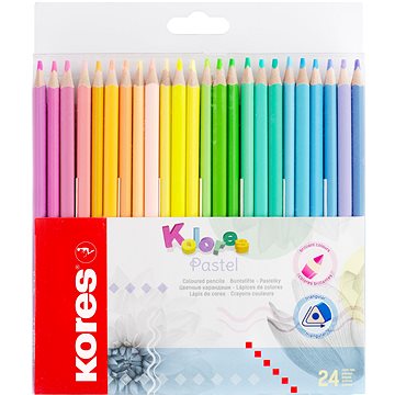 E-shop KORES KOLORES Pastell Buntstifte - 24 Farben