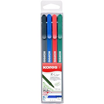 E-shop KORES K-Liner 0,4 mm - Set mit 4 Farben