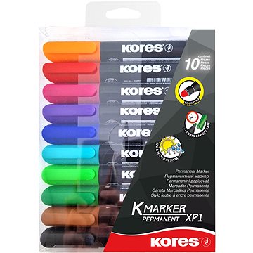 E-shop KORES K-MARKER permanent - runde Spitze 3 mm - Set mit 10 Farben