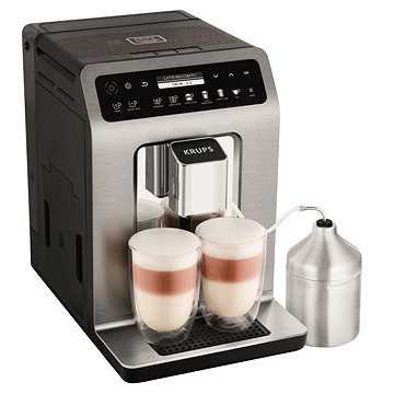 E-shop KRUPS EA894T10 Evidence Plus Titan Kaffeemaschine mit Milchbehälter