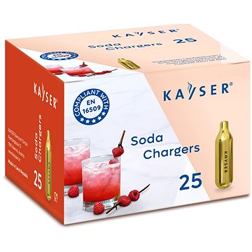 E-shop KAYSER Siphonflaschen Einweg 7,5 g, 25 Stück