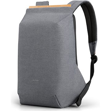 E-shop Kingsons Anti-theft Backpack Light Grey 15,6"