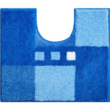 LineaDue MERKUR WC předložka s výřezem 50x60 cm, modrá