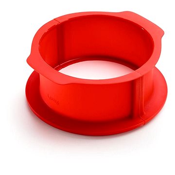 LEKUE Silikonová pečicí nádoba na Charlotte Lekue 18 cm | červená