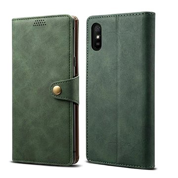 Lenuo Leather pro Xiaomi Redmi 9A, zelená