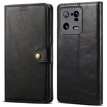 E-shop Lenuo Leather Klapphülle für Xiaomi 13 Pro, schwarz