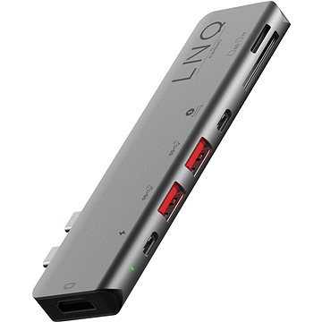 E-shop LINQ Pro USB-C 10Gbps Multiport Hub with 4K HDMI and Thunderbolt Passthrough for MacBook