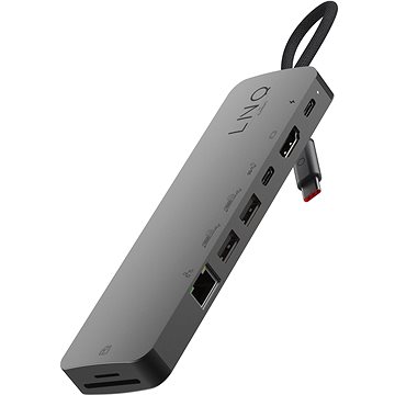 E-shop LINQ Pro Studio USB-C 10Gbps Multiport Hub with PD, 4K HDMI, NVMe M2 SSD, SD4.0 Card Reader and 2.5G