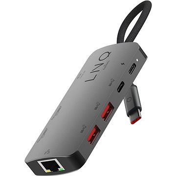 E-shop LINQ Pro Studio USB-C 10 Gbps Multiport Hub mit PD - 8K HDMI und 2,5 Gbe Ethernet