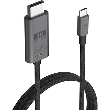 LINQ 8K/60Hz USB-C to DisplayPort Pro Cable 2m - Space Grey