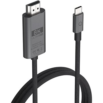 LINQ 8K/60Hz USB-C to HDMI Pro Cable 2m - Space Grey