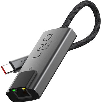 LINQ 2.5Gbe USB-C Ethernet Adapter - Spacegrau