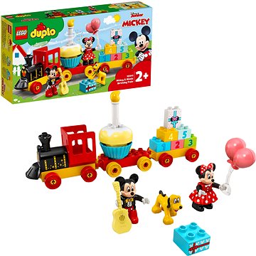 LEGO® DUPLO® | Disney 10941 Narozeninový vláček Mickeyho a Minnie