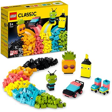 E-shop LEGO® Classic 11027 Neonfarbener Kreativ-Bauset