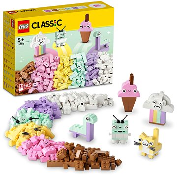 E-shop LEGO® Classic 11028 Pastellfarbener Kreativ-Bauset