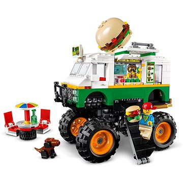 LEGO Creator 31104 Hamburgerový monster truck otvorené