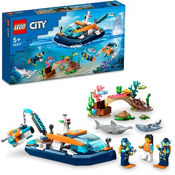 E-shop LEGO® City 60377 Meeresforscher-Boot