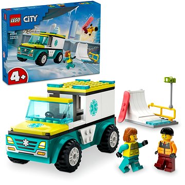 E-shop LEGO® City 60403 Rettungswagen und Snowboarder