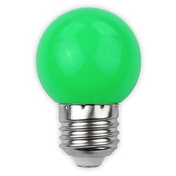 AVIDE Barevná LED žárovka E27 1W 30lm zelená