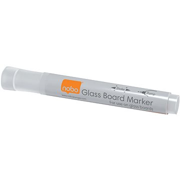 E-shop NOBO Glass Whiteboard Markers - weiß - 4er-Pack