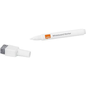 E-shop Nobo Dry-Erase Marker White, weiß - Pack mit 6 St