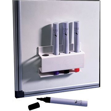 E-shop NOBO Magnetic Pen Holder, quadratisch, weiß